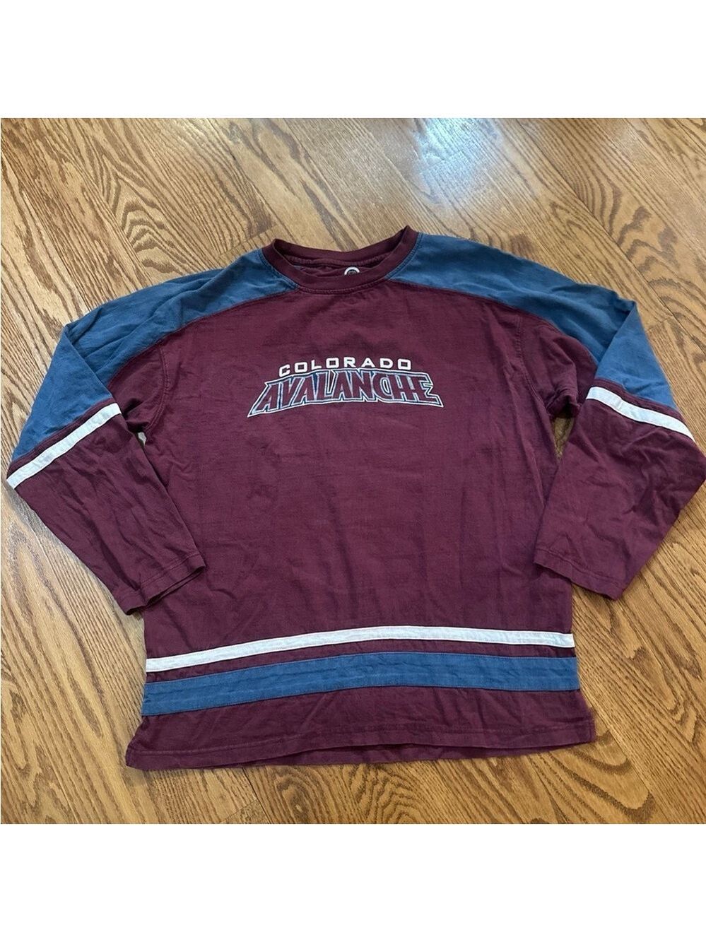 Vintage Colorado Avalanche Long Sleeve Shirt Adult XL